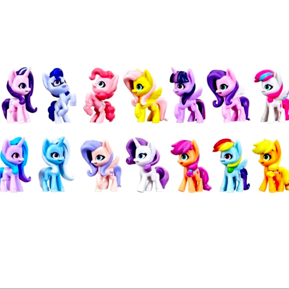 NIB My Little Pony Friendship Shine Collection 14 Mini Ponies pony figurines